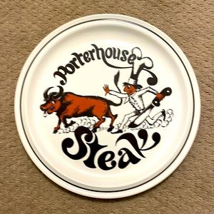 Cool porterhouse retro plate